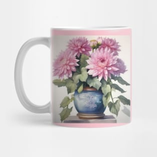 Pink Flowers Mug